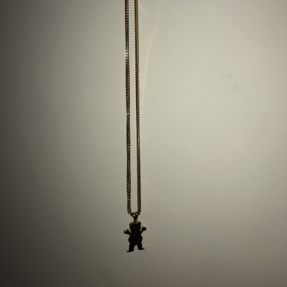 18k gold plated grizzly chain